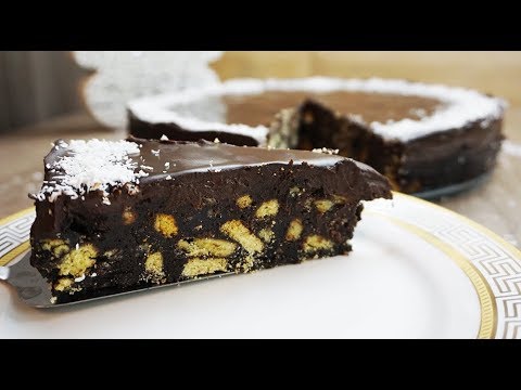 No-Bake Chocolate Cake Recipe - შოკოლადის ნამცხვარი ცხობის გარეშე